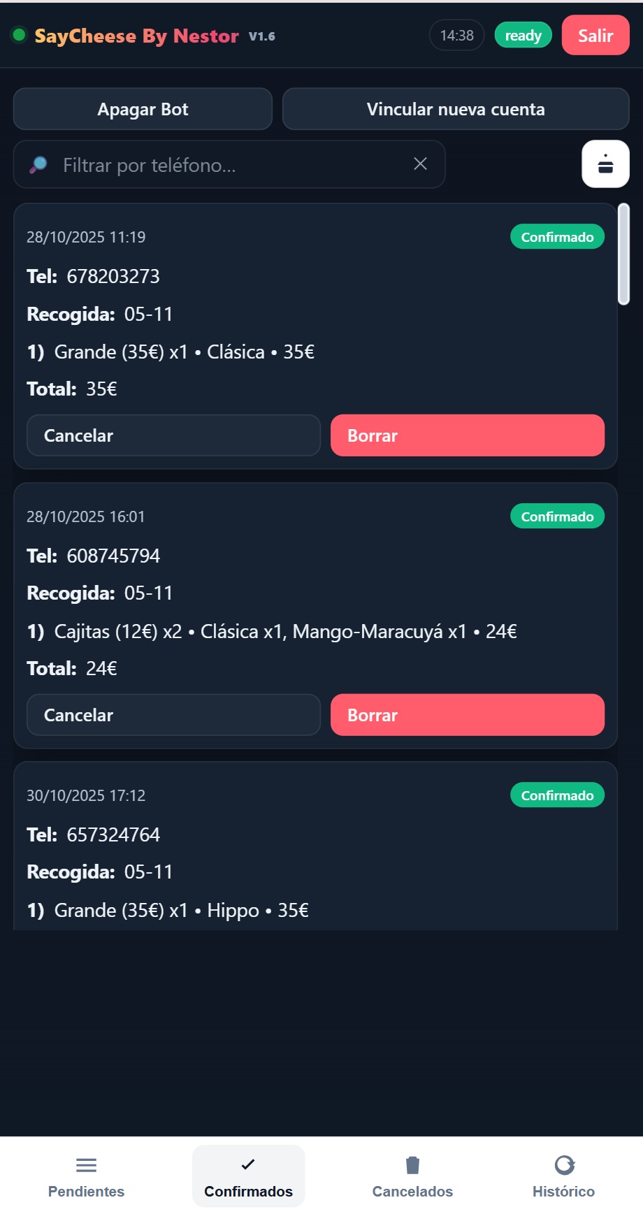 Bot WhatsApp SayCheese Panel
